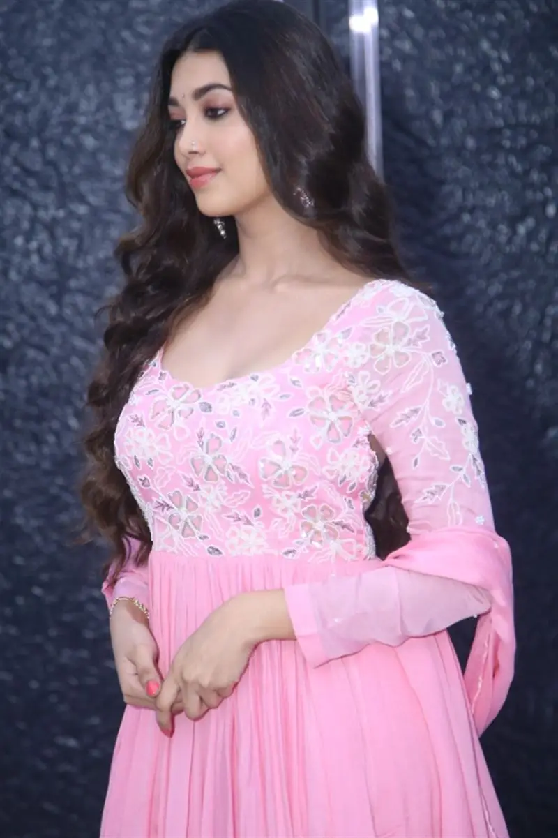 Telugu Actress Digangana Suryavanshi In Beautiful Pink Gown